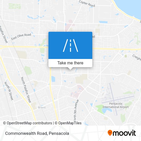 Mapa de Commonwealth Road