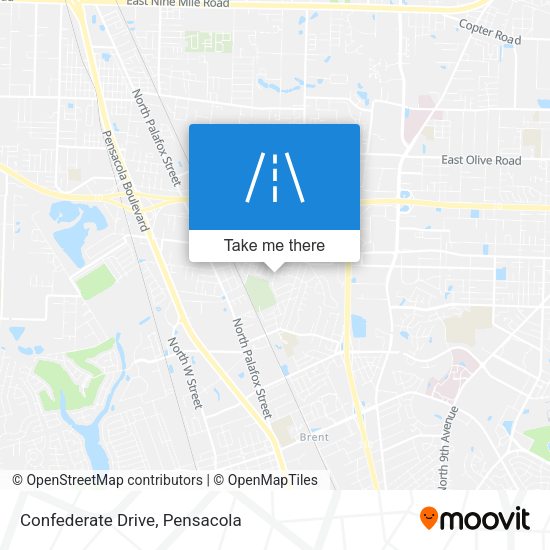 Mapa de Confederate Drive