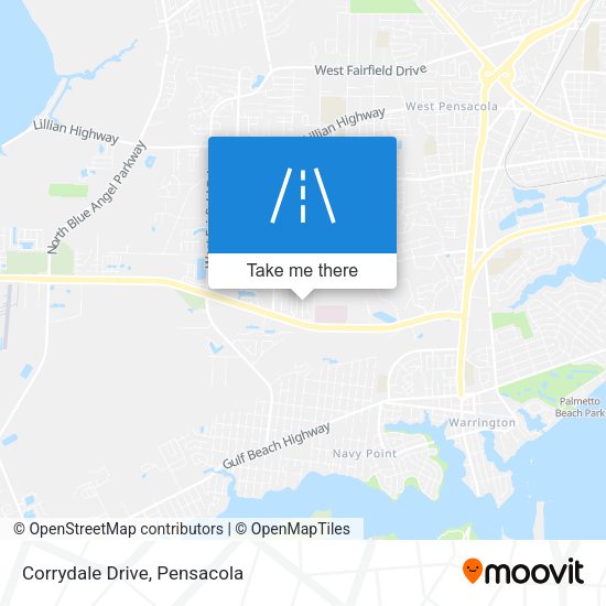 Mapa de Corrydale Drive