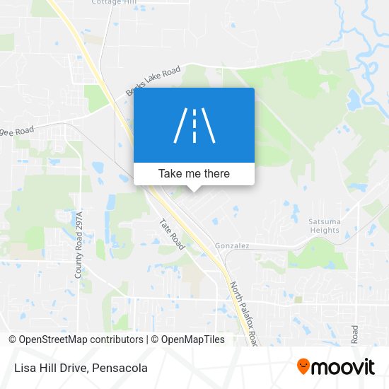 Mapa de Lisa Hill Drive