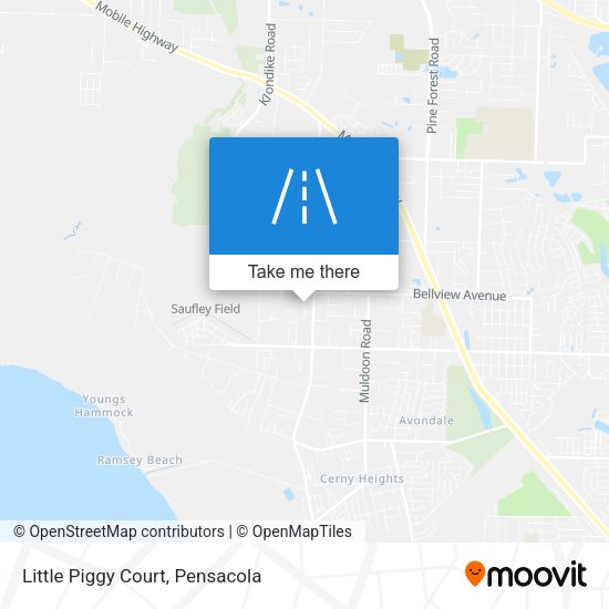 Little Piggy Court map