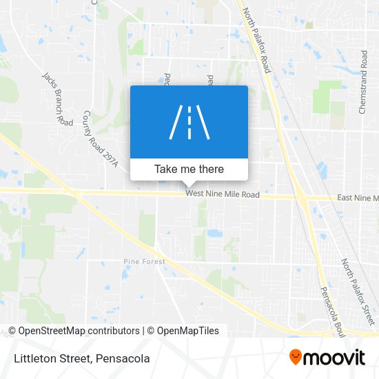Littleton Street map