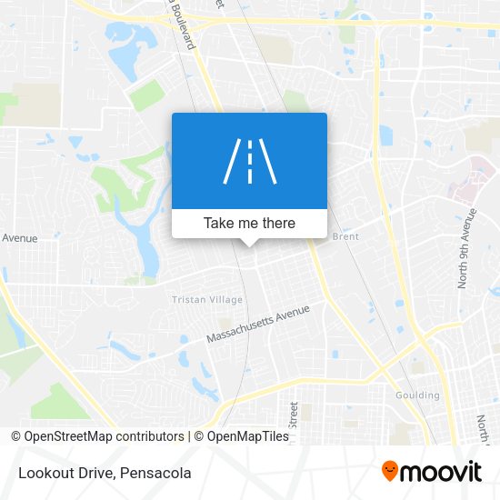 Lookout Drive map