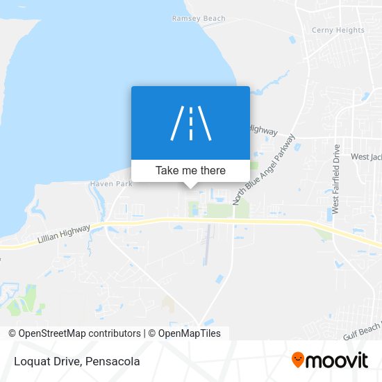Mapa de Loquat Drive