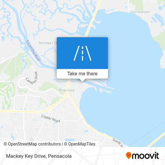 Mackey Key Drive map