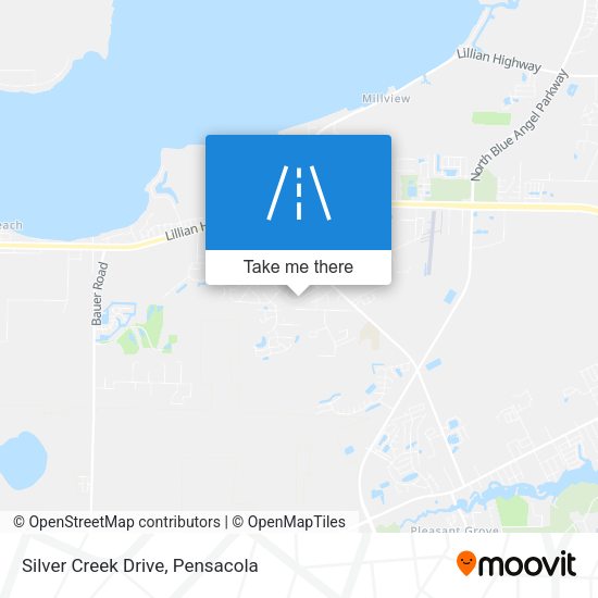 Mapa de Silver Creek Drive