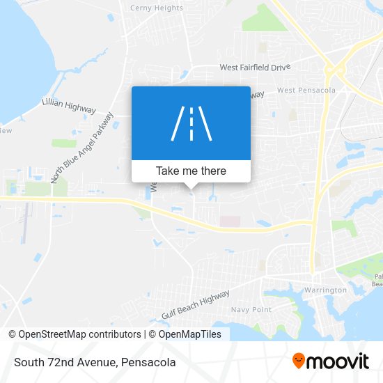 Mapa de South 72nd Avenue