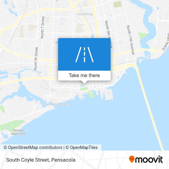 Mapa de South Coyle Street