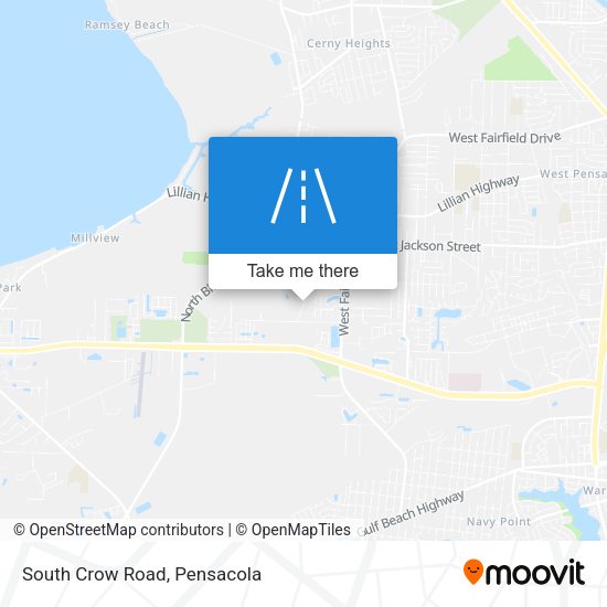 Mapa de South Crow Road
