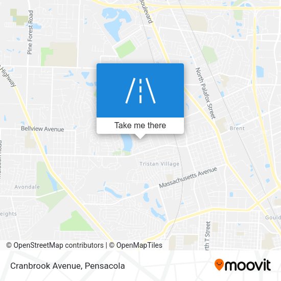 Cranbrook Avenue map