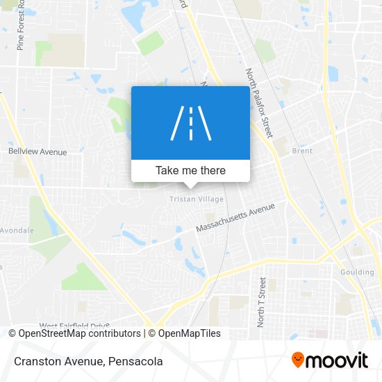 Cranston Avenue map