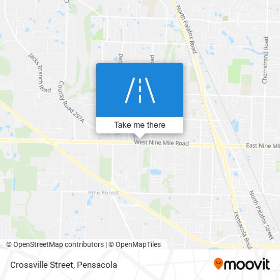 Crossville Street map