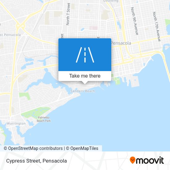 Mapa de Cypress Street