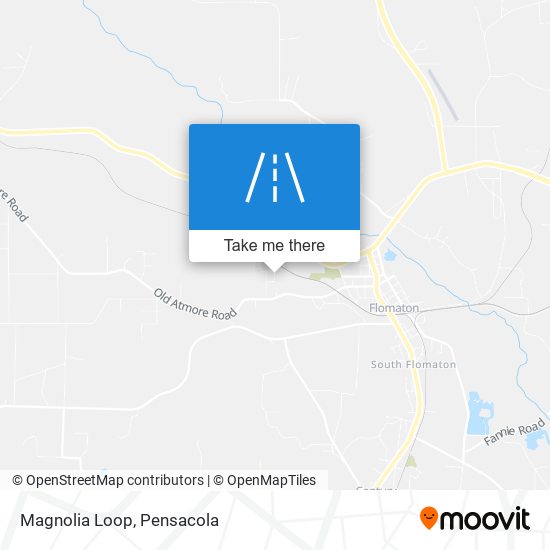 Magnolia Loop map