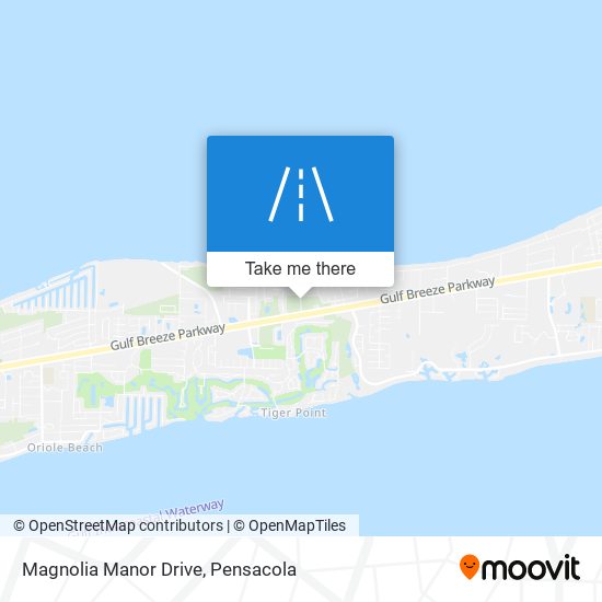 Magnolia Manor Drive map