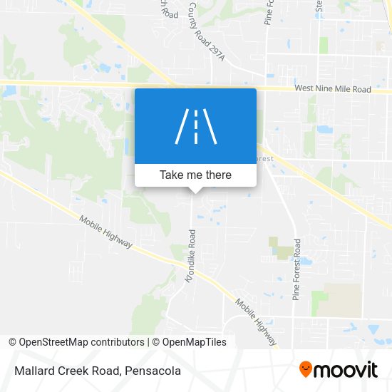 Mapa de Mallard Creek Road
