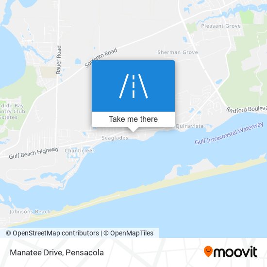 Manatee Drive map