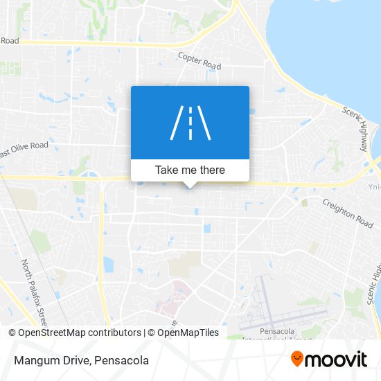 Mangum Drive map