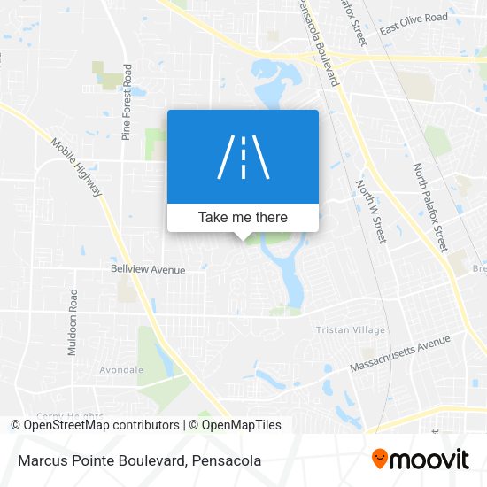 Mapa de Marcus Pointe Boulevard
