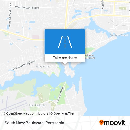 South Navy Boulevard map