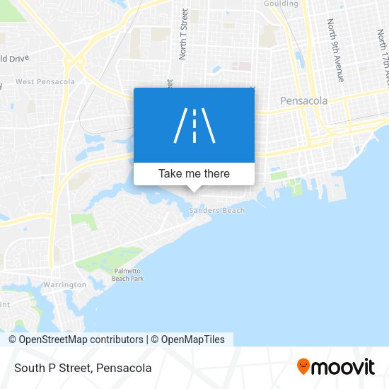 Mapa de South P Street