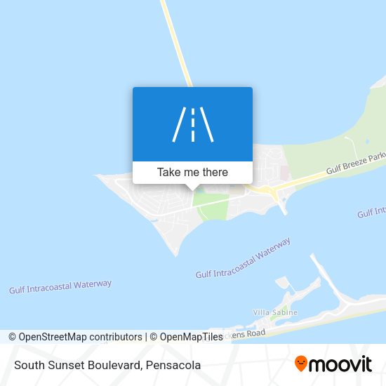 South Sunset Boulevard map