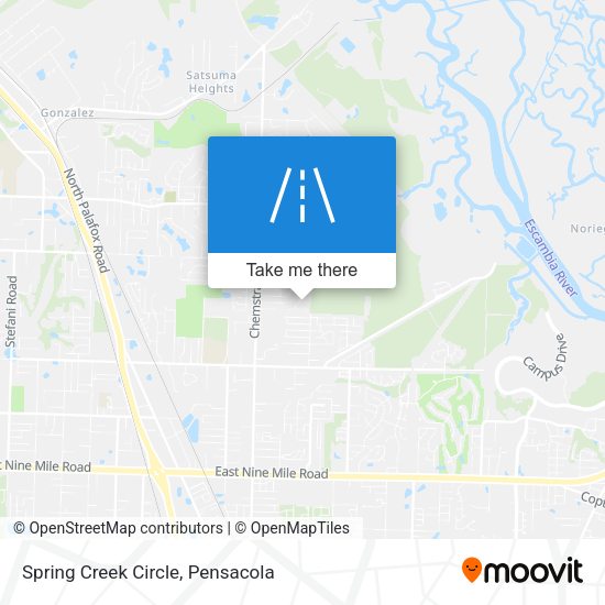 Mapa de Spring Creek Circle