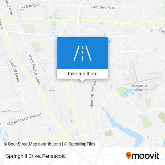 Springhill Drive map