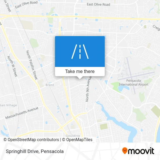 Springhill Drive map
