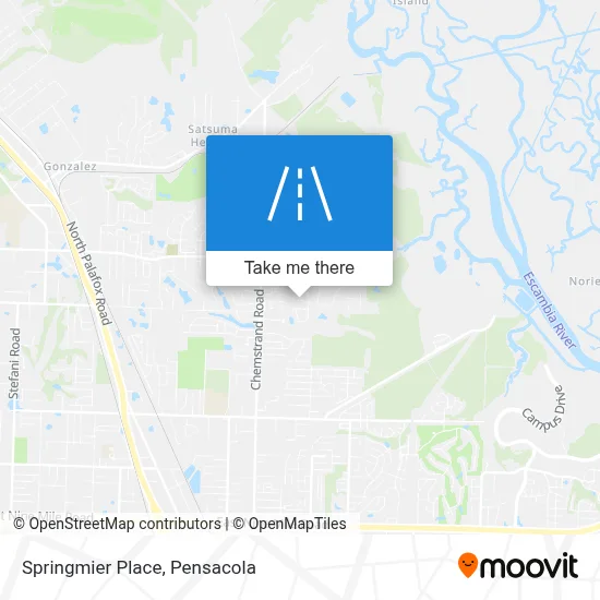 Springmier Place map
