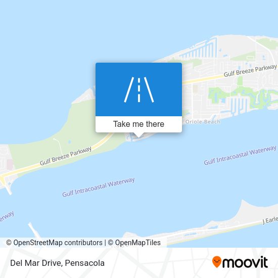 Mapa de Del Mar Drive