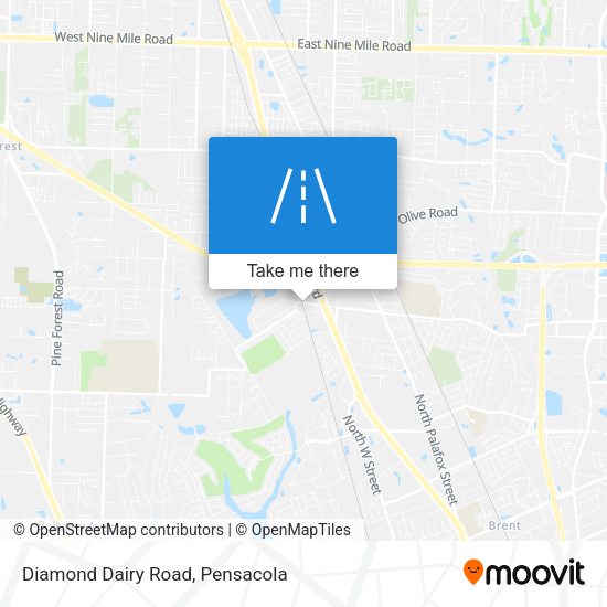 Diamond Dairy Road map