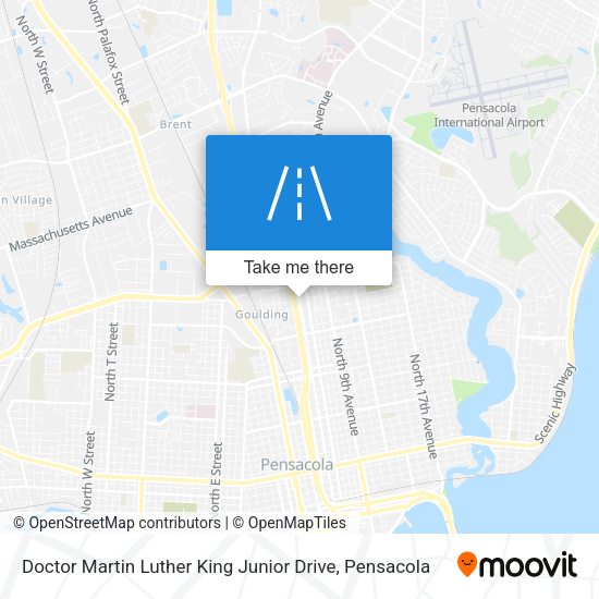 Doctor Martin Luther King Junior Drive map