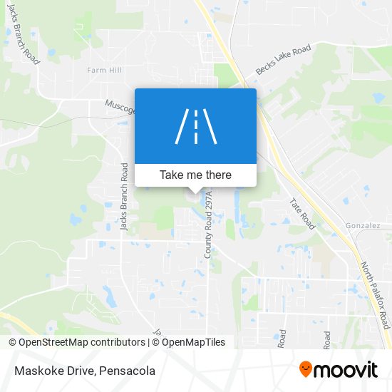 Maskoke Drive map