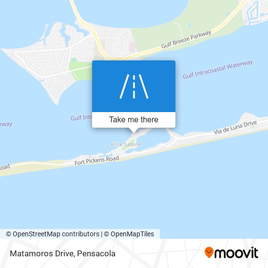 Matamoros Drive map