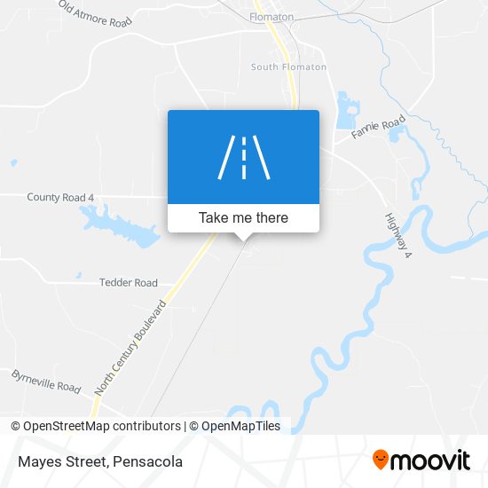 Mayes Street map