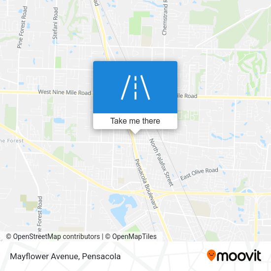 Mayflower Avenue map