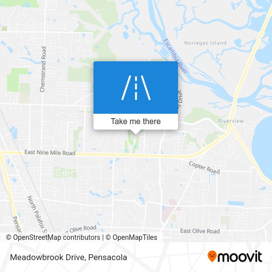 Mapa de Meadowbrook Drive