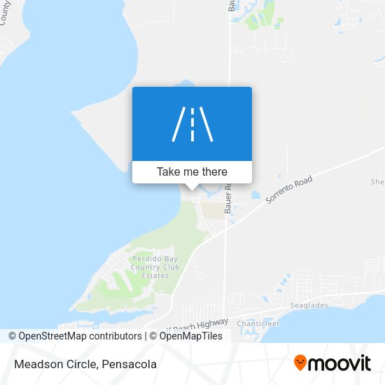 Mapa de Meadson Circle
