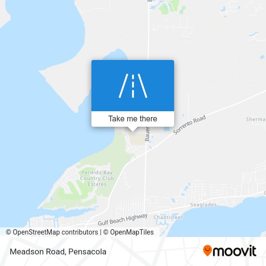 Mapa de Meadson Road