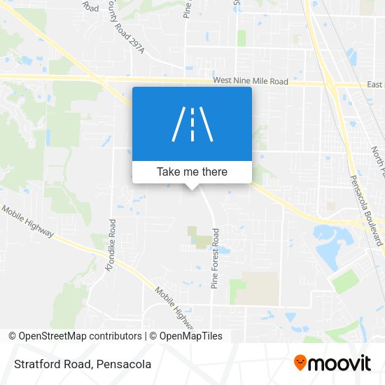 Mapa de Stratford Road