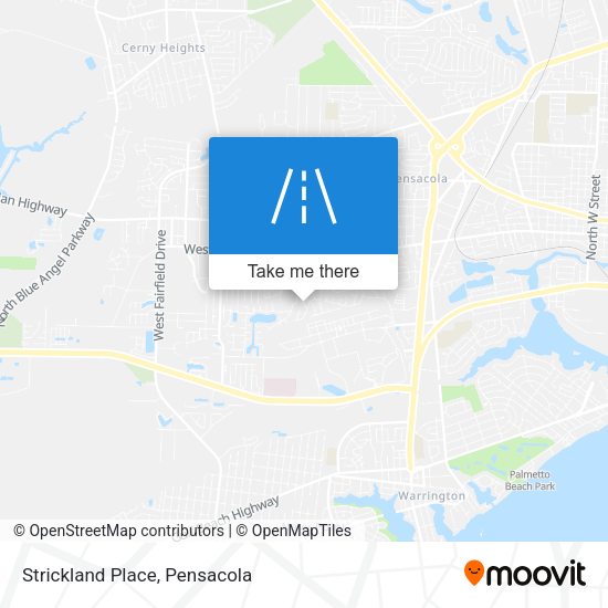 Strickland Place map