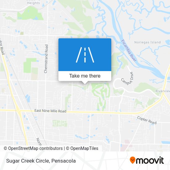 Sugar Creek Circle map