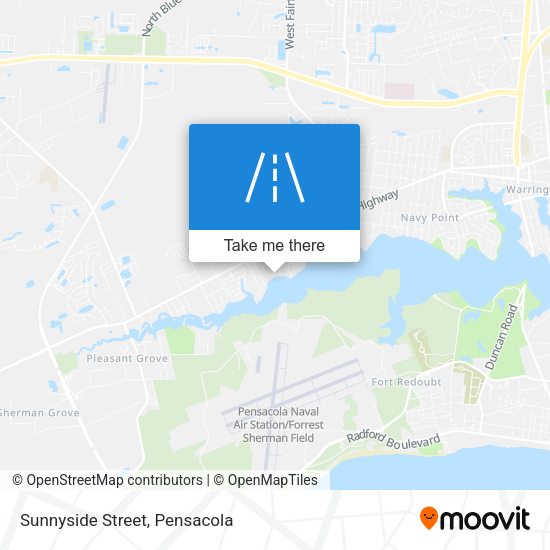 Sunnyside Street map