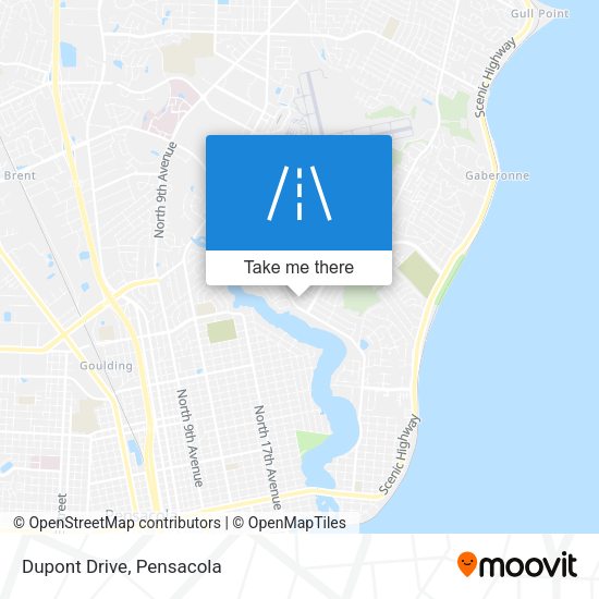 Mapa de Dupont Drive