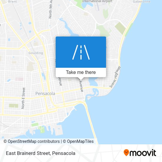 East Brainerd Street map
