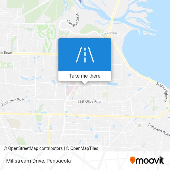 Millstream Drive map