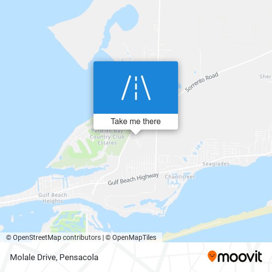 Molale Drive map