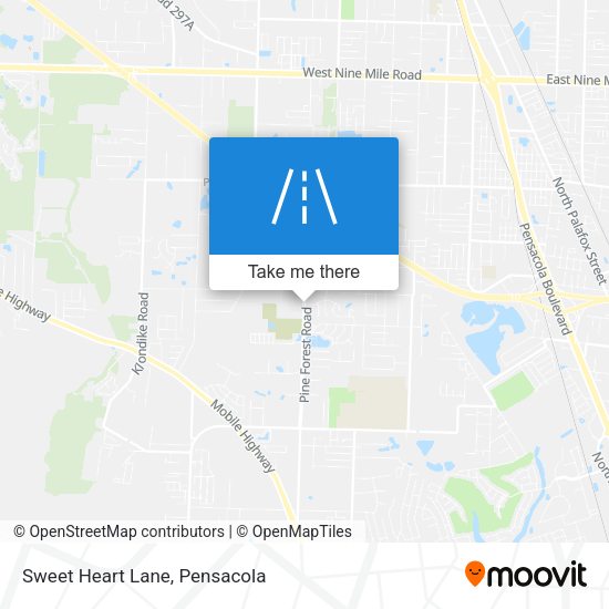 Sweet Heart Lane map