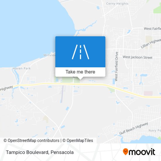 Tampico Boulevard map